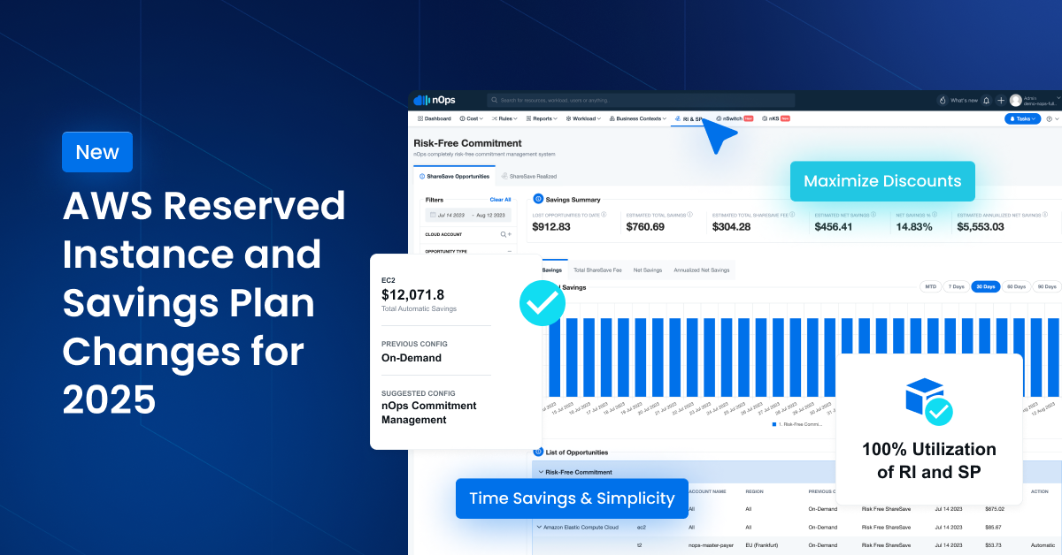 AWS Reserved Instance and Savings Plan Changes for 2025